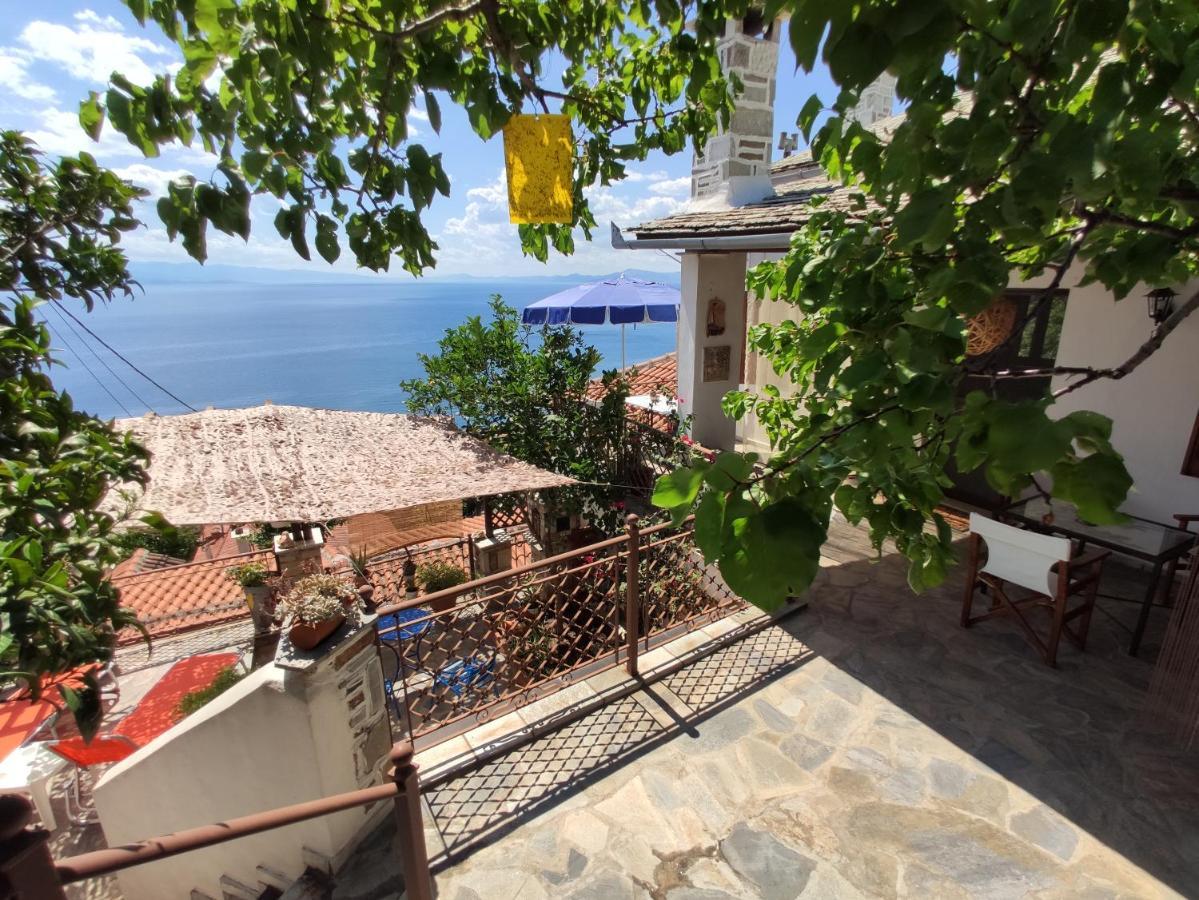 The Pagasetic Balcony - Magestic Sea Cottageヴォロス エクステリア 写真