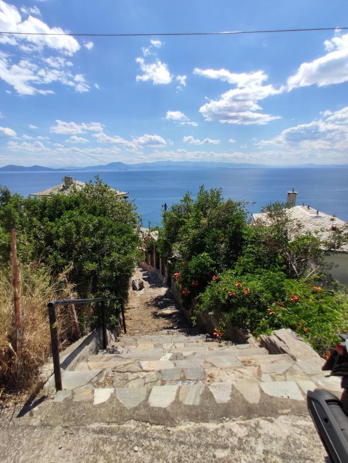 The Pagasetic Balcony - Magestic Sea Cottageヴォロス エクステリア 写真