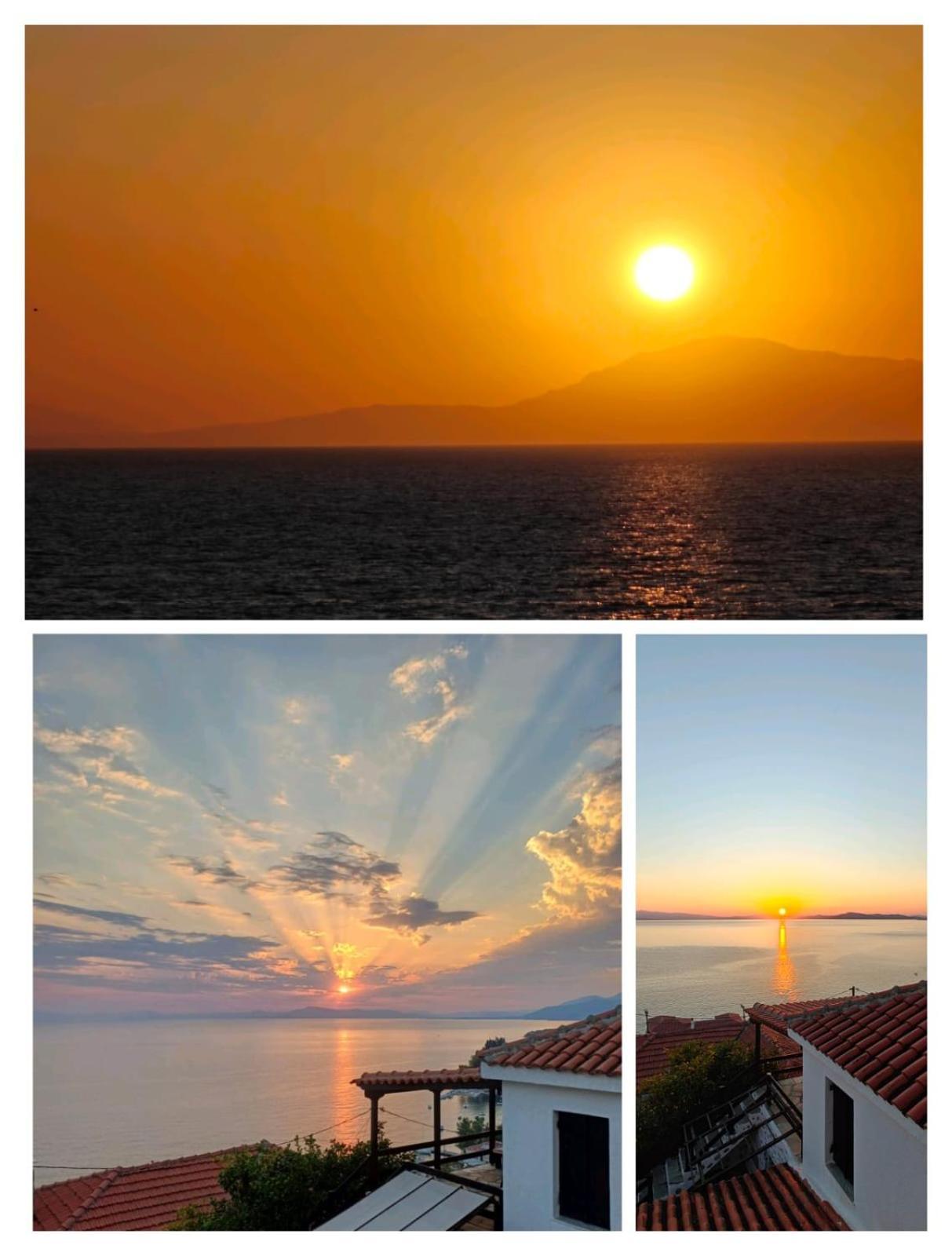 The Pagasetic Balcony - Magestic Sea Cottageヴォロス エクステリア 写真